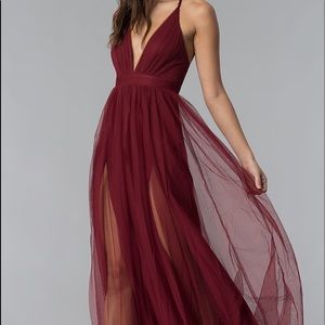 Red prom dress